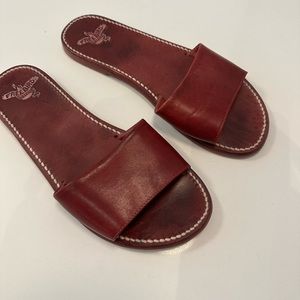 Freebird flat leather sandals